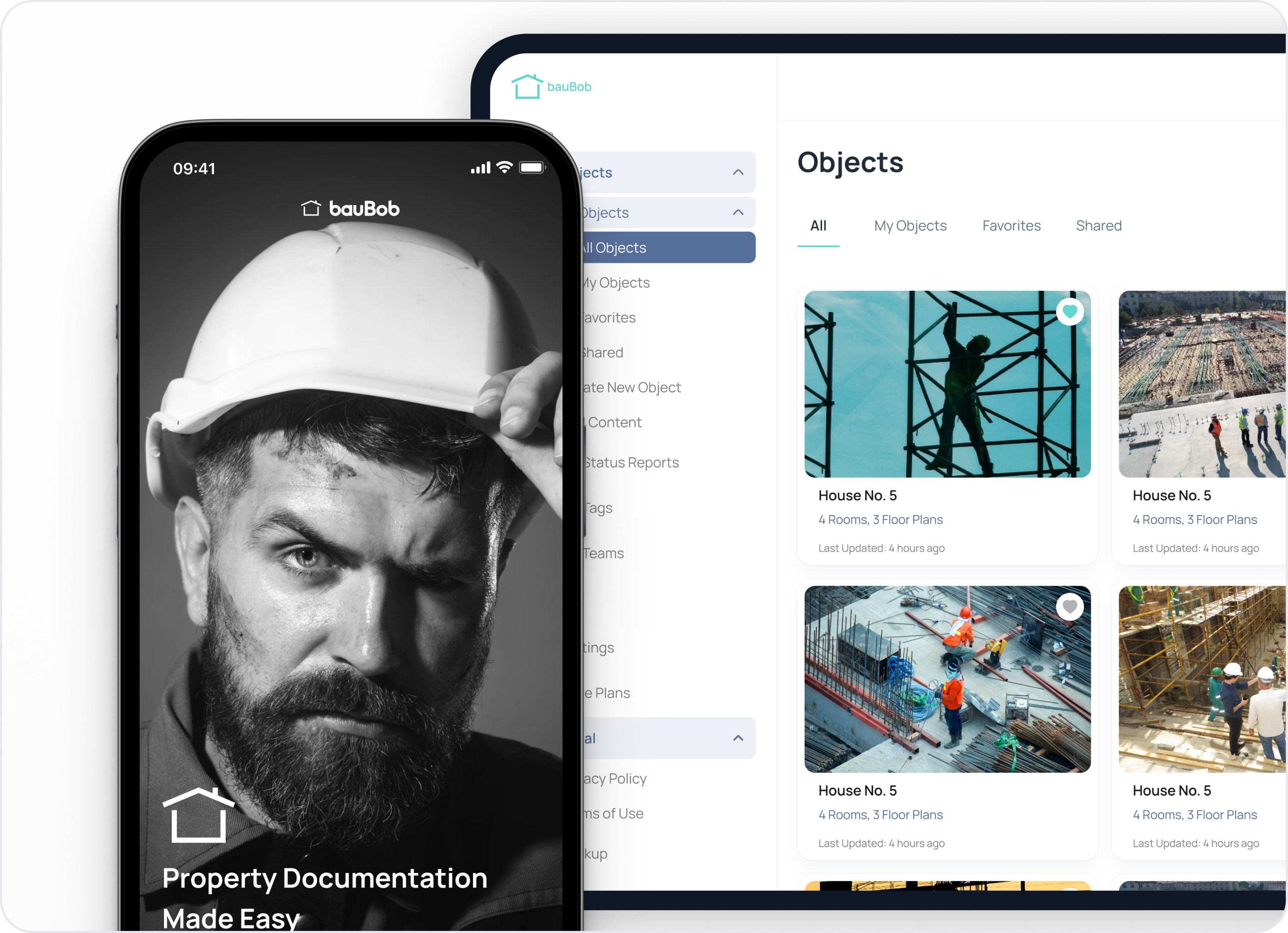 Baubob – Construction Documentation & Reporting Platform